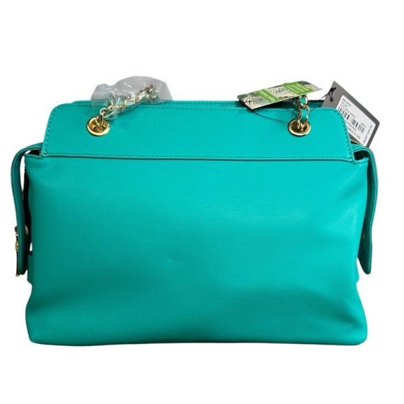 Studio Badgley Mischka Vegan Leather Green tote bag/shoulderbag. NEW with tags! - Picture 11 of 11